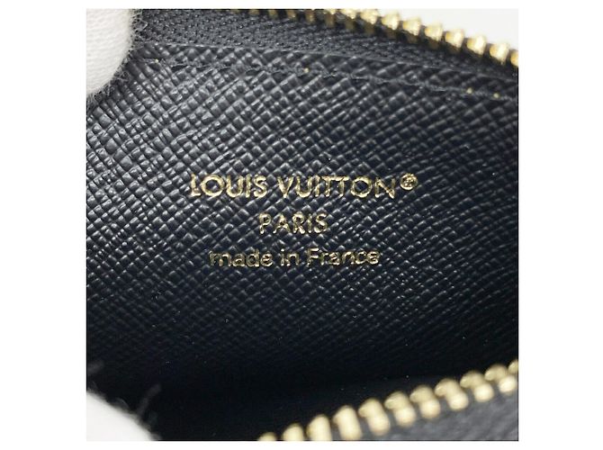 Cartera Louis Vuitton Monogram Reverse Portecartoromie Castaño Negro - vista 4