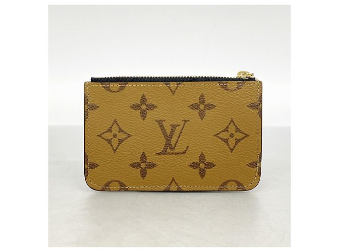 Cartera Louis Vuitton Monogram Reverse Portecartoromie Castaño Negro - vista 8