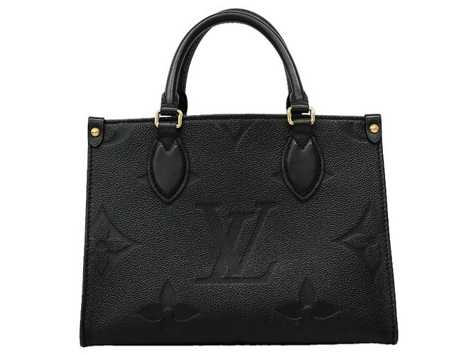 Sac à main Louis Vuitton Monogram Empreinte OnTheGo PM Noir - vue 11
