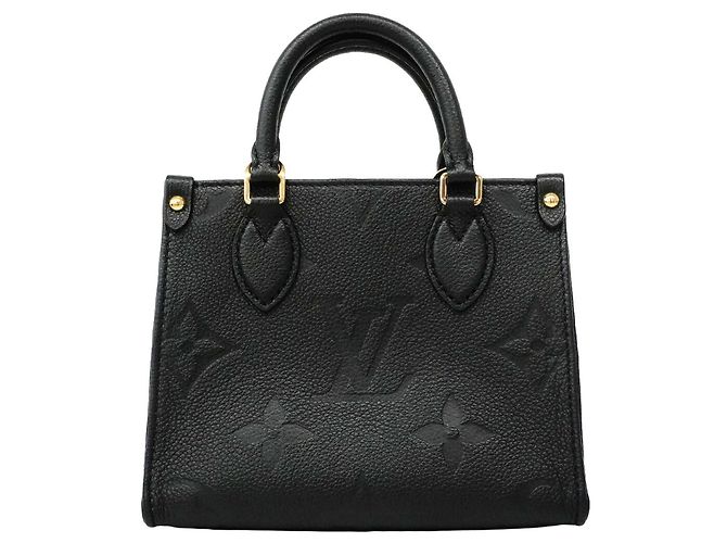 Bolso Louis Vuitton Monogram Empreinte OnTheGo BB Negro - vista 10