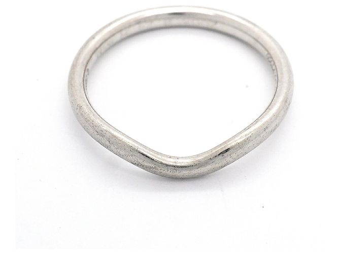 Autre Marque Tiffany & Co. Gebogener Ring aus Platin - Ansicht 3