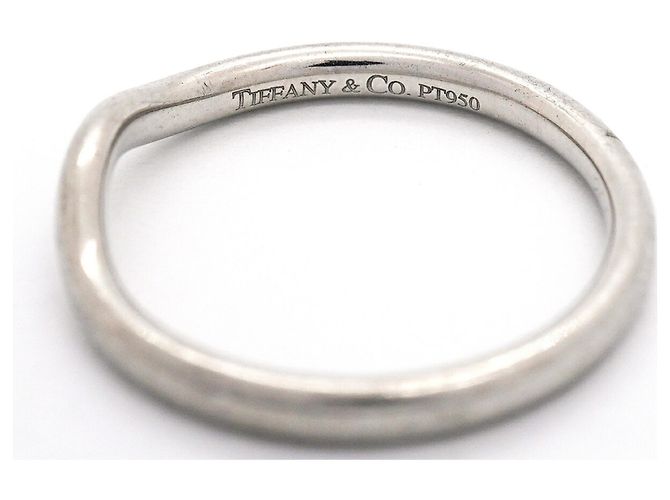 Autre Marque Tiffany & Co. Gebogener Ring aus Platin - Ansicht 4