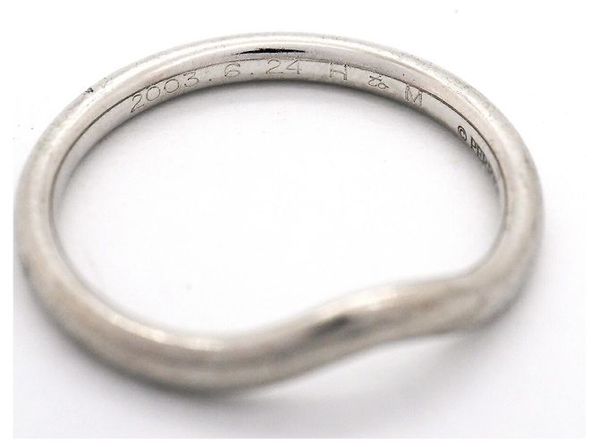 Autre Marque Tiffany & Co. Gebogener Ring aus Platin - Ansicht 6