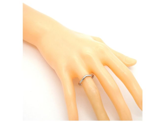 Autre Marque Tiffany & Co. Gebogener Ring aus Platin - Ansicht 8