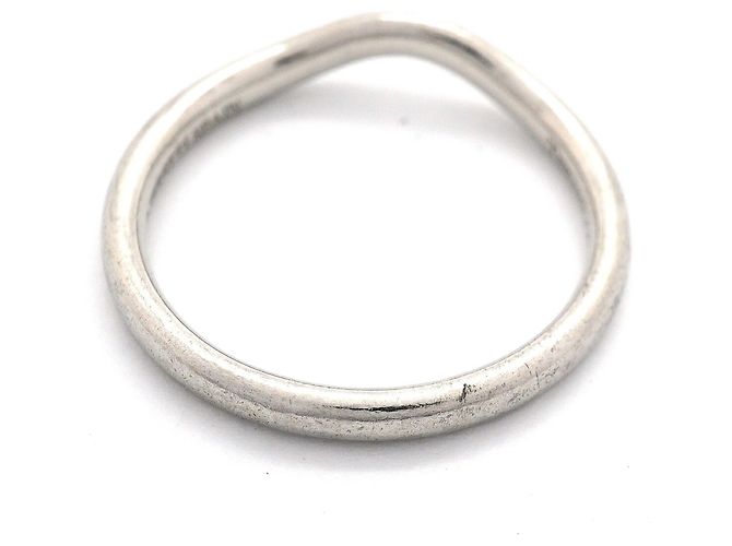 Autre Marque Tiffany & Co. Gebogener Ring aus Platin - Ansicht 9