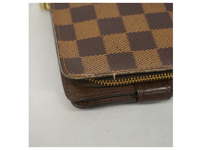 Louis Vuitton Damier Compact Zip Portemonnaie Damier ebene - Ansicht 6