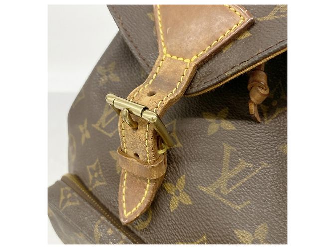 Mochila Louis Vuitton Monogram Montsouris MM Castaño - vista 12