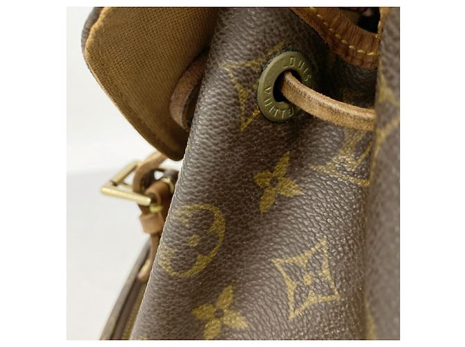 Mochila Louis Vuitton Monogram Montsouris MM Castaño - vista 14