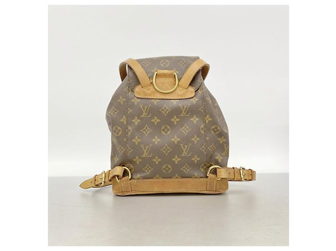 Mochila Louis Vuitton Monogram Montsouris MM Castaño - vista 16