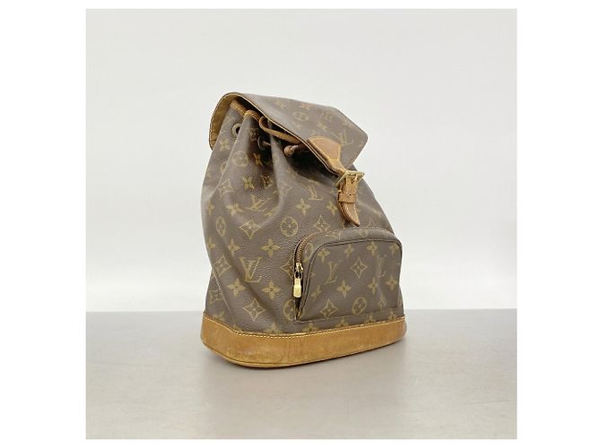 Mochila Louis Vuitton Monogram Montsouris MM Castaño - vista 2