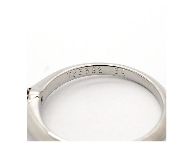 Autre Marque Anello Solitario in Platino Tiffany & Co. - vista 5