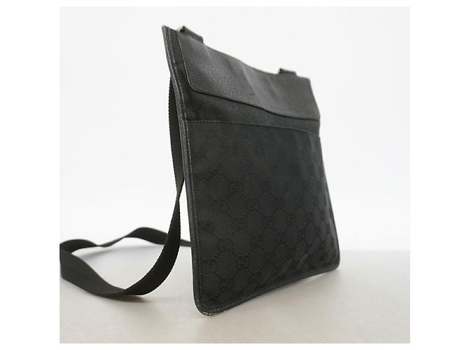 Borsa a tracolla Gucci GG Canvas Nero - vista 2