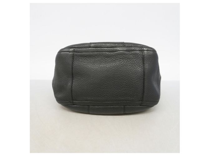 Salvatore Ferragamo Gancini Leder-Tote-Bag Schwarz - Ansicht 3