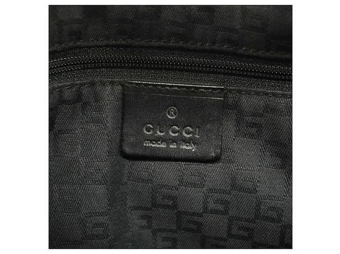 Borsa a tracolla Gucci in camoscio nero - vista 5