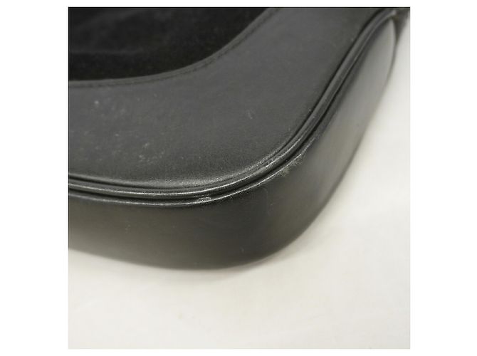 Borsa a tracolla Gucci in camoscio nero - vista 6