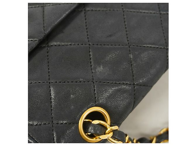 Bolsa de Ombro com Corrente Chanel Matelassé Preto - vista 8
