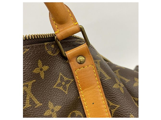 Louis Vuitton Boston Monogram Keepall 55 Castaño - vista 9