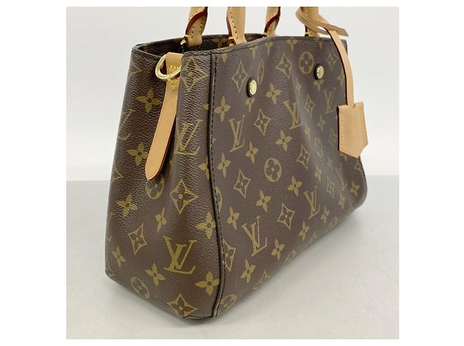 Bolsa Louis Vuitton Monogram Montaigne BB Marrom - vista 2