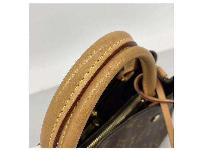 Bolsa Louis Vuitton Monogram Montaigne BB Marrom - vista 8