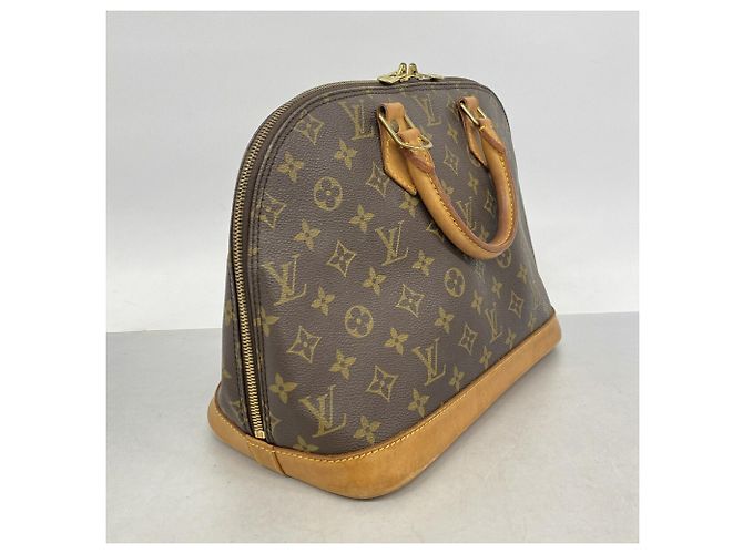 Sac à main Louis Vuitton Alma Monogram Marron - vue 2