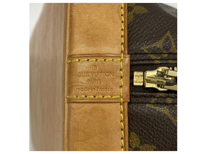 Sac à main Louis Vuitton Alma Monogram Marron - vue 5