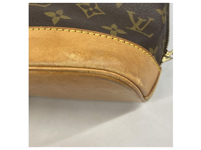 Sac à main Louis Vuitton Alma Monogram Marron - vue 6