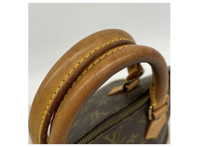 Sac à main Louis Vuitton Alma Monogram Marron - vue 7