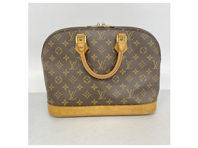 Sac à main Louis Vuitton Alma Monogram Marron - vue 9