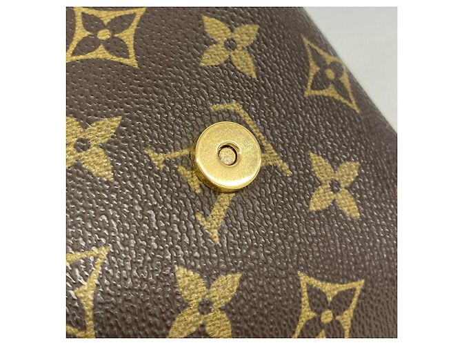 Borsa a tracolla Louis Vuitton Monogram Pochette Twin GM Marrone - vista 10