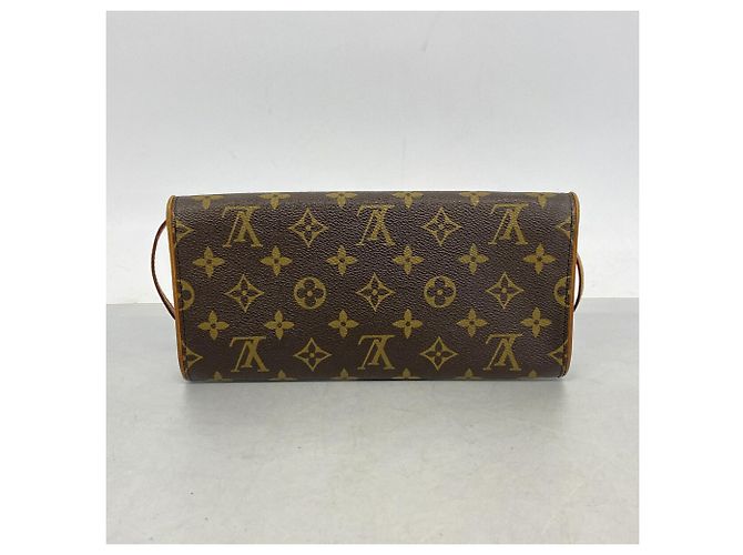Borsa a tracolla Louis Vuitton Monogram Pochette Twin GM Marrone - vista 11