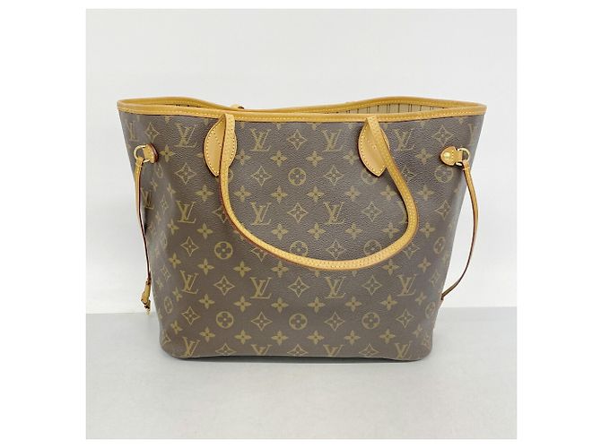 Borsa Tote Louis Vuitton Monogram Neverfull MM Marrone - vista 10