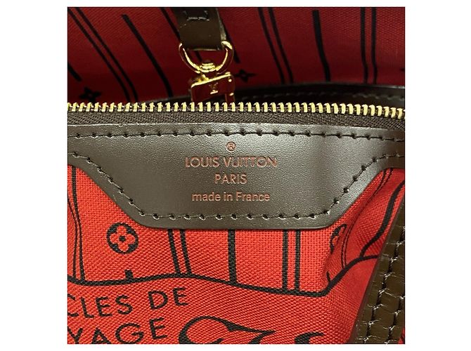 Borsa Tote Louis Vuitton Damier Neverfull MM Damier ebene - vista 5