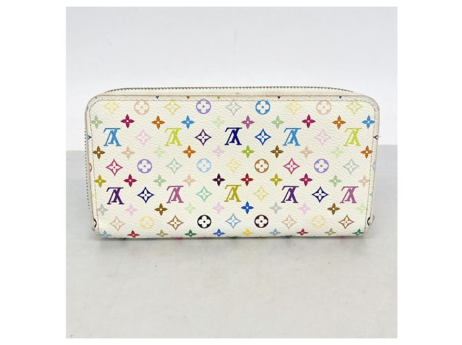 Louis Vuitton Monogram Multicolor Zippy Wallet Weiß - Ansicht 10