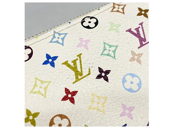 Louis Vuitton Monogram Multicolor Zippy Wallet Weiß - Ansicht 9