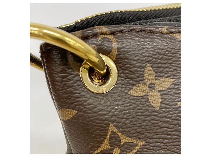 Bolsa Louis Vuitton Monogram Pallas Marrom Preto - vista 15