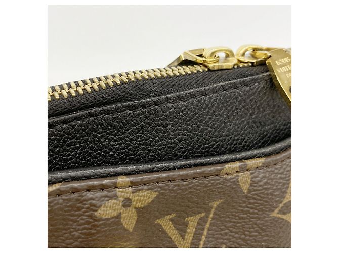 Bolsa Louis Vuitton Monogram Pallas Marrom Preto - vista 16