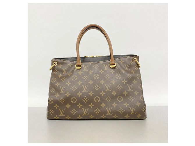 Bolsa Louis Vuitton Monogram Pallas Marrom Preto - vista 17