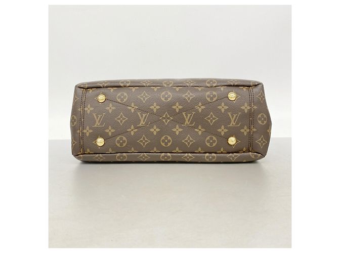 Bolsa Louis Vuitton Monogram Pallas Marrom Preto - vista 3