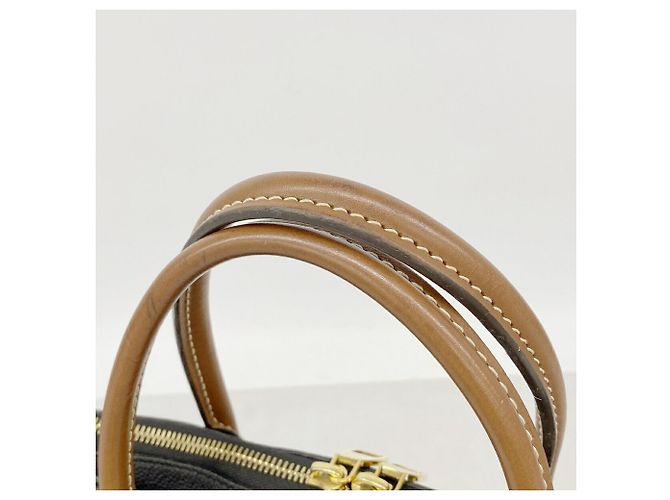 Bolsa Louis Vuitton Monogram Pallas Marrom Preto - vista 7