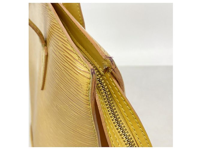 Louis Vuitton Epi Saint Jacques Schultertasche Gelb - Ansicht 7