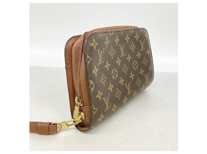 Borsa a pochette Louis Vuitton Monogram Orsay Marrone - vista 2