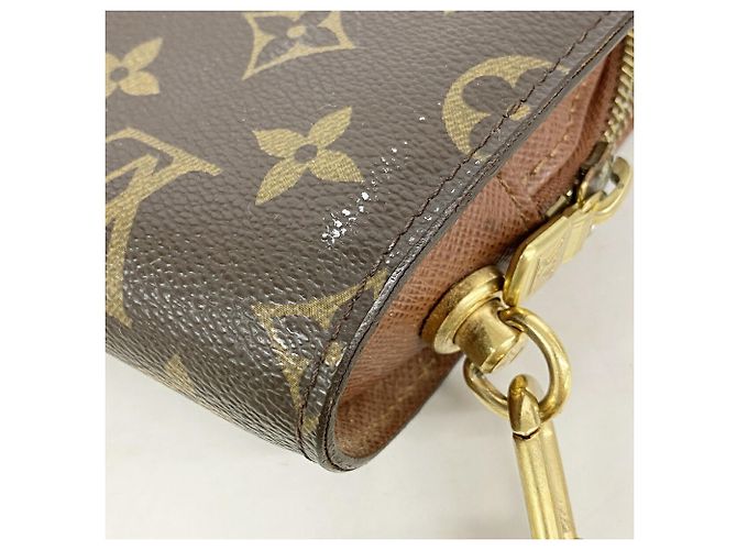 Borsa a pochette Louis Vuitton Monogram Orsay Marrone - vista 8