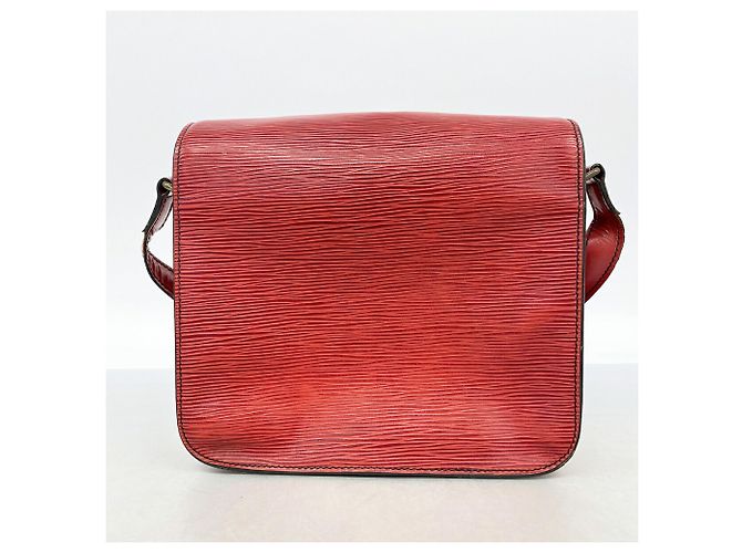Louis Vuitton Epi Cartouchiere Schultertasche Rot - Ansicht 13