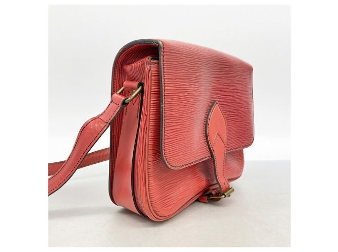 Louis Vuitton Epi Cartouchiere Schultertasche Rot - Ansicht 2