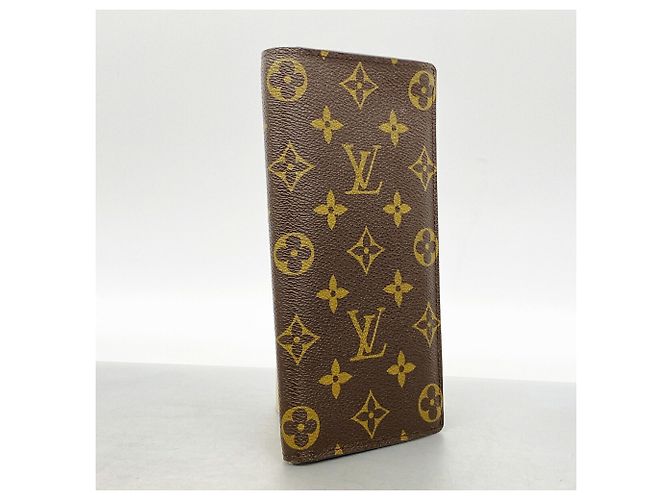 Louis Vuitton Monogram Portefeuille Brazza Long Wallet Marrone - vista 2