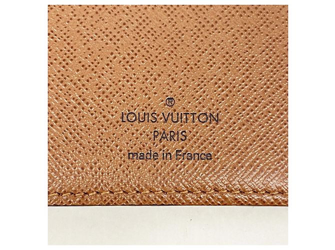 Louis Vuitton Monogram Portefeuille Brazza Long Wallet Marrone - vista 4