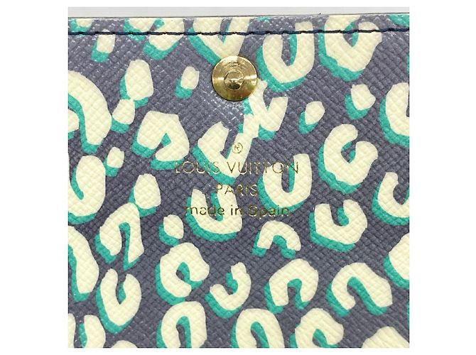 Louis Vuitton Monogram Portefeuille Sarah Leopard Long Wallet - vista 4