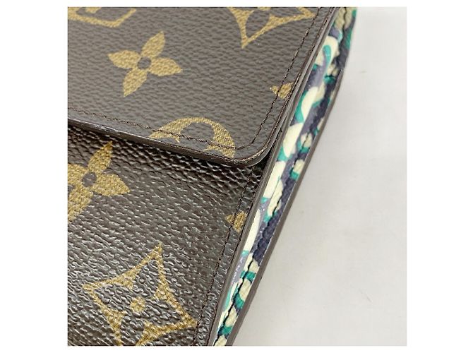 Louis Vuitton Monogram Portefeuille Sarah Leopard Long Wallet - vista 8