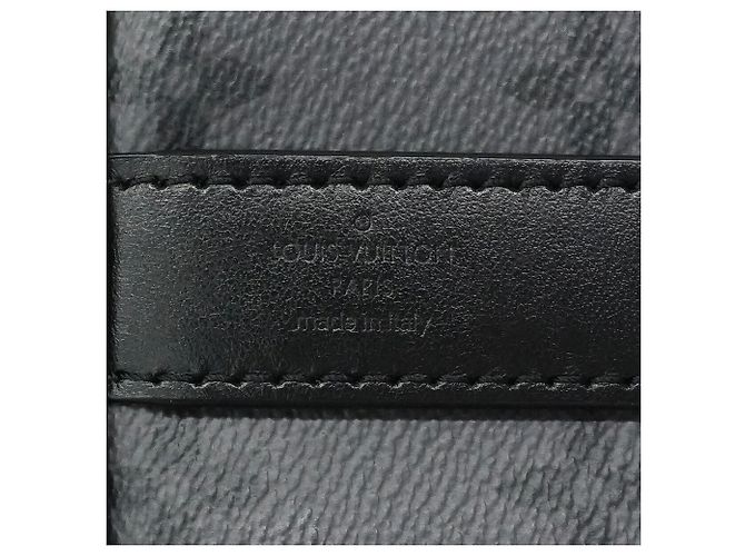 Sac à main Louis Vuitton Monogram Eclipse Reverse Keepall Bandoulière 25 Marron Noir - vue 5