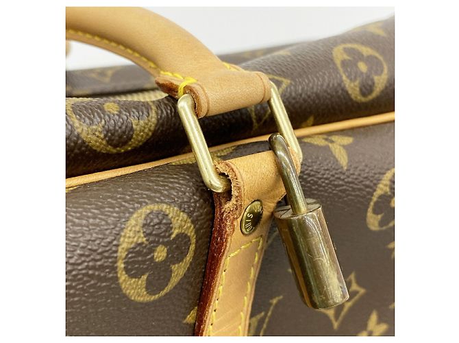 Bolso Louis Vuitton Boston Monogram Sirius 50 Castaño - vista 10